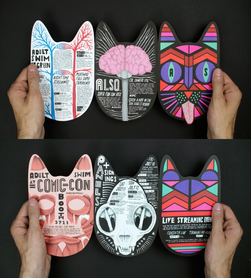 Swim Comic Con Booth&Cutout創(chuàng)意宣傳冊設(shè)計 Swim Comic Con Booth&Cutout創(chuàng)意宣傳冊設(shè)計