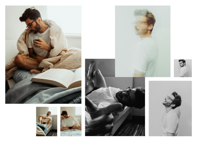 溫暖和不喜形于色的照片調(diào)色板-穆迪時(shí)裝拍攝