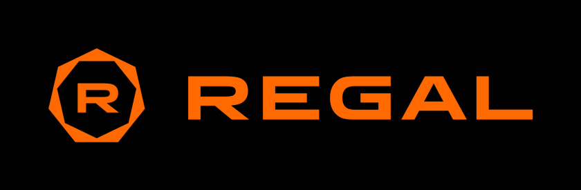 Regal富豪電影劇院logo設計，一個環(huán)繞的七變形+字母R