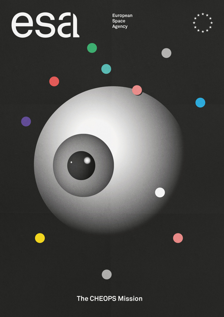 ESA歐洲航天局火箭logo設計與矢量彩色簡潔科幻天文插圖VI設計 ESA歐洲航天局火箭logo設計與矢量彩色簡潔科幻天文插圖VI設計