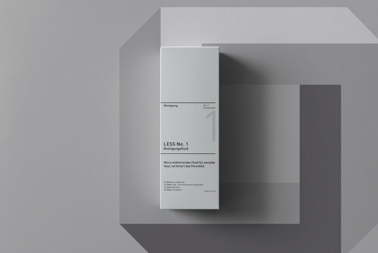 LESS化妝品品牌:最小的品牌標(biāo)識與最簡單的包裝設(shè)計(jì) LESS化妝品品牌:最小的品牌標(biāo)識與最簡單的包裝設(shè)計(jì)