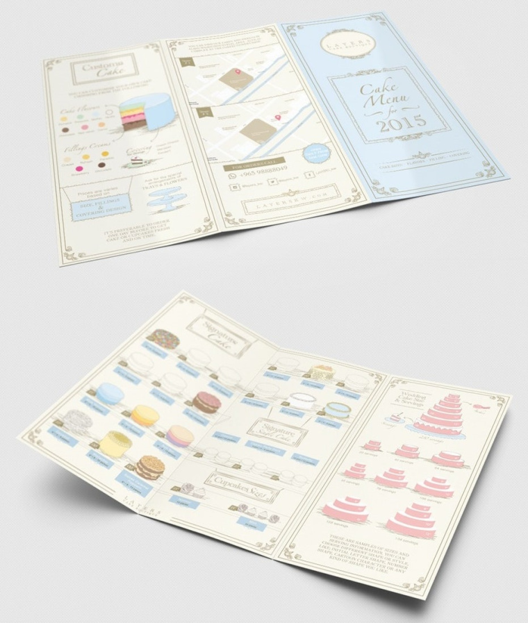 手繪插圖使宣傳手冊脫穎而出。由Luz Viera為圖層設(shè)計(jì)的宣傳冊