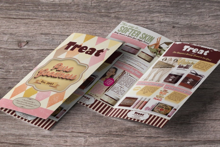 美容產(chǎn)品宣傳冊由zeljko_radakovic設(shè)計(jì)公司為Treat Beauty 設(shè)計(jì)