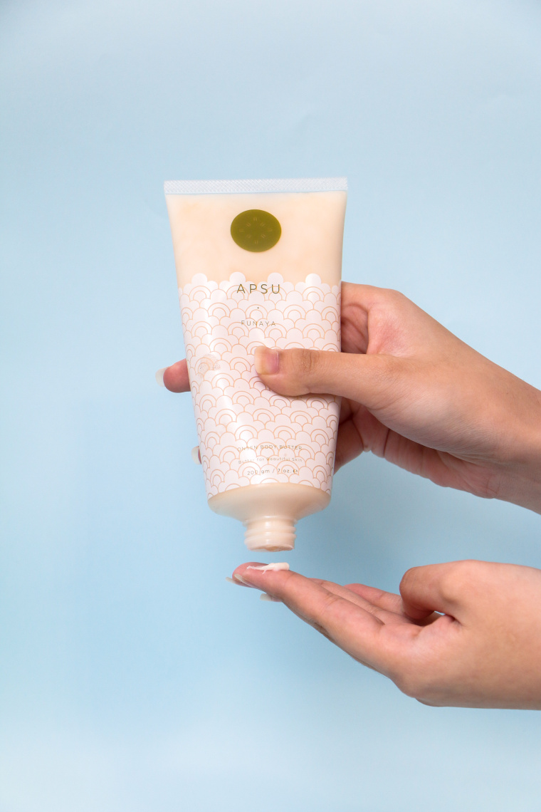 APSU “水紋”插畫沐浴露身體護理乳液包裝設(shè)計