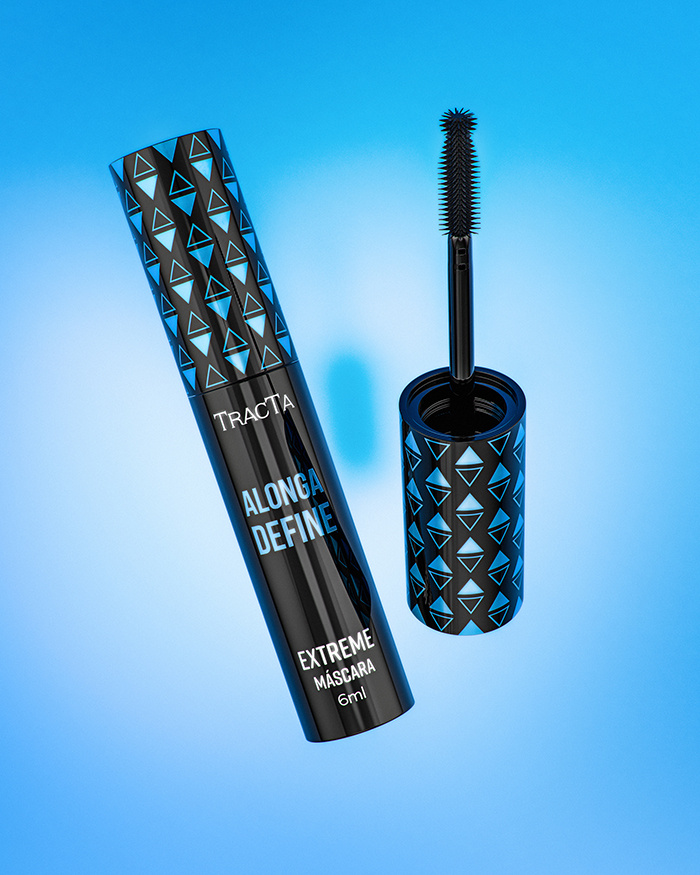 Tracta 睫毛膏包裝設(shè)計(jì)靈感,塑料和PVC材質(zhì)搭配幾何圖形 Tracta 睫毛膏包裝設(shè)計(jì)靈感,塑料和PVC材質(zhì)搭配幾何圖形