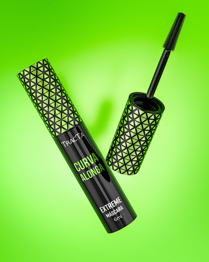 Tracta 睫毛膏包裝設(shè)計(jì)靈感,塑料和PVC材質(zhì)搭配幾何圖形 Tracta 睫毛膏包裝設(shè)計(jì)靈感,塑料和PVC材質(zhì)搭配幾何圖形