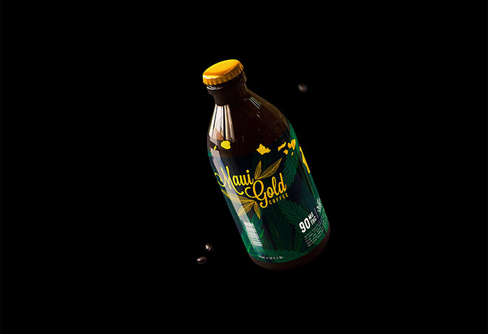 黃金大麻咖啡袋裝及咖啡飲料包裝設(shè)計(jì),感受夏威夷島嶼文化 黃金大麻咖啡袋裝及咖啡飲料包裝設(shè)計(jì),感受夏威夷島嶼文化
