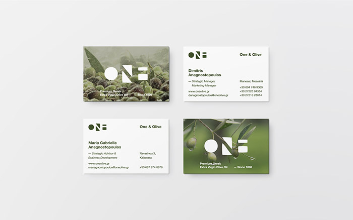 One & Olive 希臘特級(jí)初榨橄欖油品牌設(shè)計(jì)logo設(shè)計(jì)-上海logo設(shè)計(jì)公司
