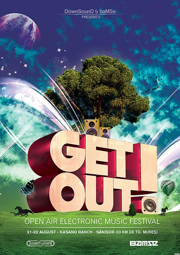 離開很酷的傳單設計宣傳單頁設計-上海平面設計公司