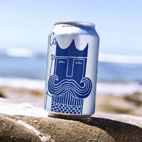 CoastWise啤酒包裝設(shè)計(jì)，居然將海王波塞冬畫成了人魚！