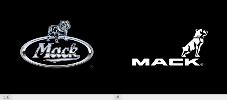 美國(guó)MACK重卡卡車品牌斗牛犬新標(biāo)志設(shè)計(jì)-上海標(biāo)志設(shè)計(jì)公司