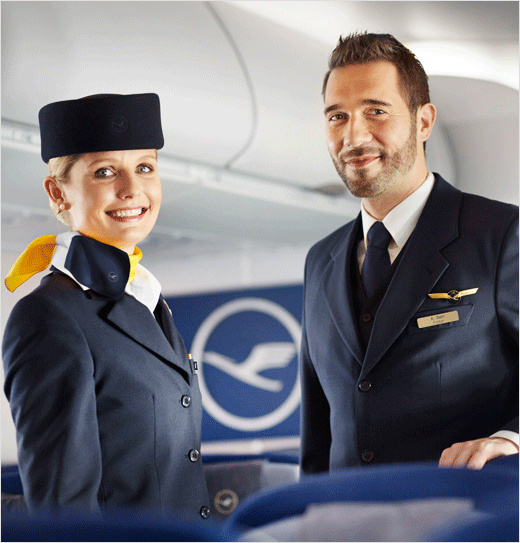 漢莎航空更新品牌logo設(shè)計-品牌配色