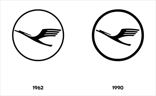 漢莎航空更新品牌logo設(shè)計-變化歷史