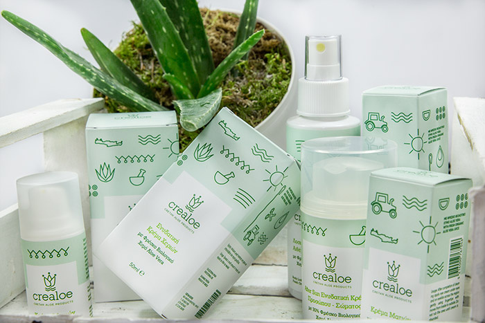 Cretan蘆薈美容產(chǎn)品包裝設(shè)計,“象形文字”風(fēng)格傳達(dá)天然高端有機感 Cretan蘆薈美容產(chǎn)品包裝設(shè)計,“象形文字”風(fēng)格傳達(dá)天然高端有機感