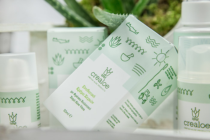 Cretan蘆薈美容產(chǎn)品包裝設(shè)計,“象形文字”風(fēng)格傳達(dá)天然高端有機感 Cretan蘆薈美容產(chǎn)品包裝設(shè)計,“象形文字”風(fēng)格傳達(dá)天然高端有機感