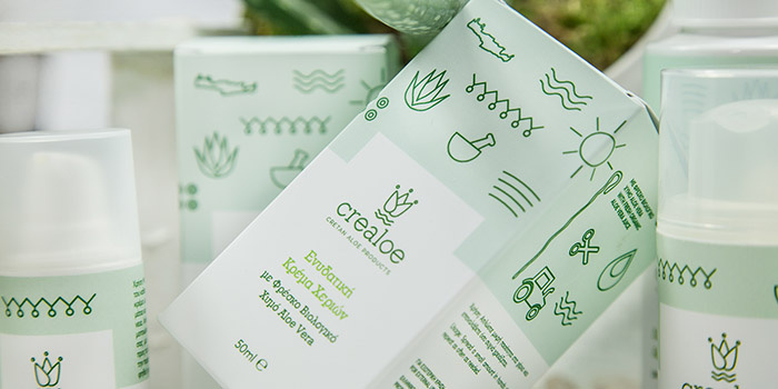 Cretan蘆薈美容產(chǎn)品包裝設(shè)計,“象形文字”風(fēng)格傳達(dá)天然高端有機感 Cretan蘆薈美容產(chǎn)品包裝設(shè)計,“象形文字”風(fēng)格傳達(dá)天然高端有機感