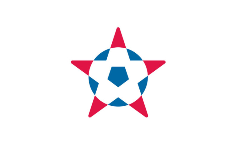 美國(guó)隊(duì)長(zhǎng)足球logo設(shè)計(jì)-上海logo設(shè)計(jì)公司