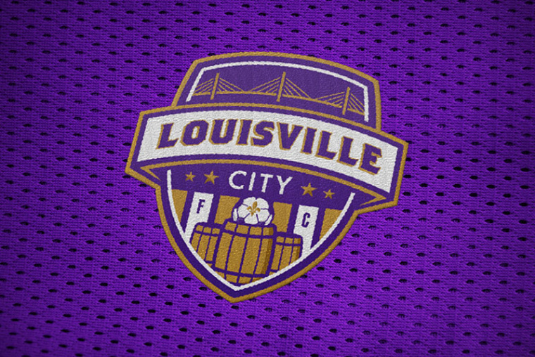 路易斯維爾城足球俱樂部徽標(biāo)logo設(shè)計(jì)-上海logo設(shè)計(jì)公司