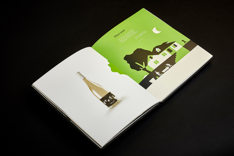 Nuceria Group 國外酒文化宣傳畫冊設(shè)計“瓶子里的故事”-溫斯頓邱吉爾和香檳