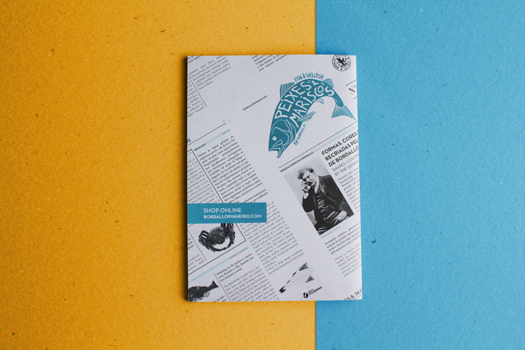 上海宣傳冊設計公司分享：報紙風格魚標本宣傳冊設計