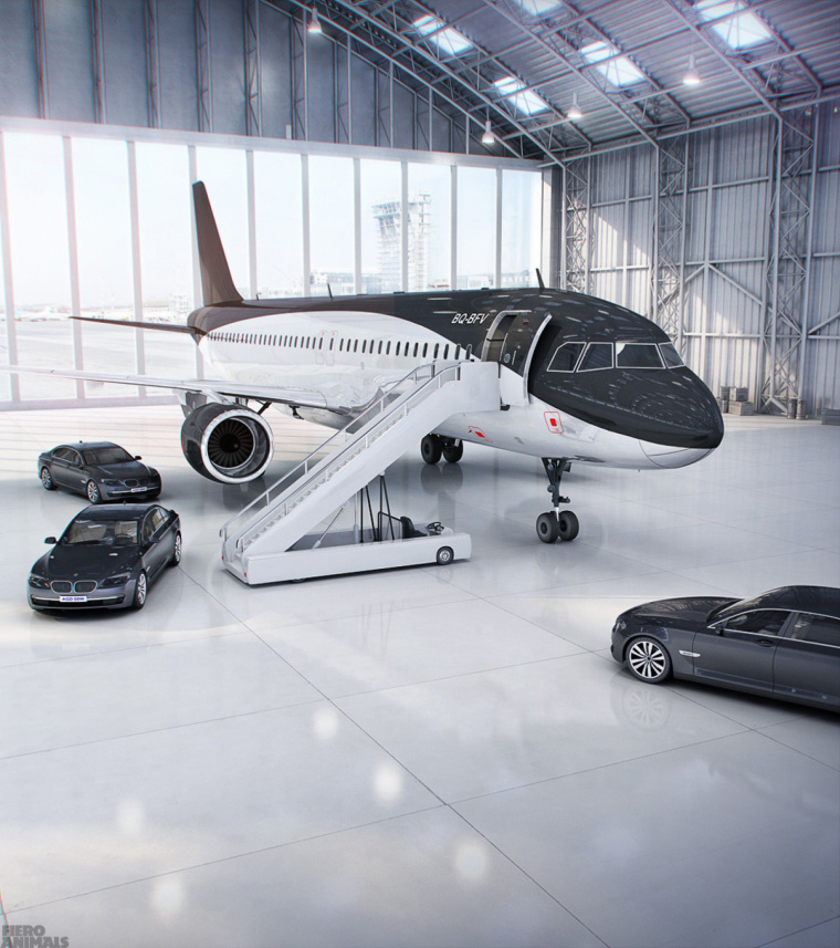 上海海報設(shè)計公司欣賞：奇幻的飛機(jī)創(chuàng)意海報設(shè)計