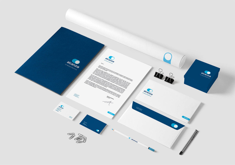 Alcanzia 電力公用事業(yè)公司品牌形象重塑設(shè)計-VI設(shè)計