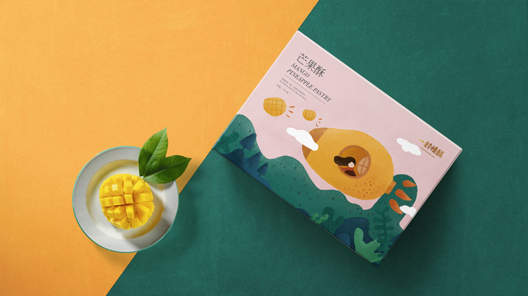 “一封情酥”鳳梨酥食品店插圖畫式包裝設(shè)計“情不自已,酥給了你” “一封情酥”鳳梨酥食品店插圖畫式包裝設(shè)計“情不自已,酥給了你”