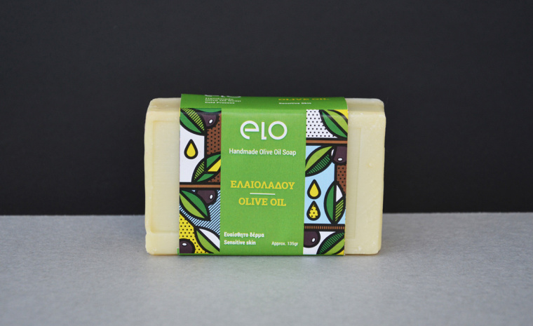 Elo 天然手工肥皂品牌波譜幾何藝術(shù)風(fēng)格包裝設(shè)計
