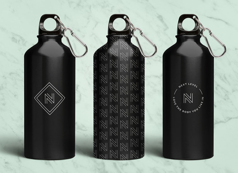 NLN水瓶設(shè)計(jì)-上海logo設(shè)計(jì)公司健康保健營養(yǎng)logo靈感