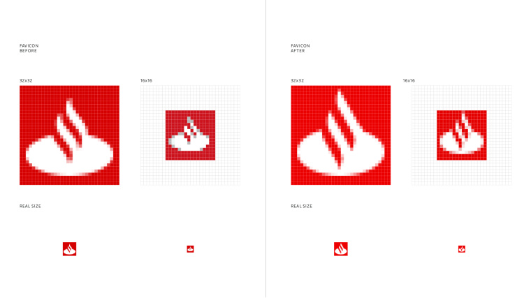 煽動火焰，Santande桑坦德銀行新logo設(shè)計(jì)品牌形象vi設(shè)計(jì)