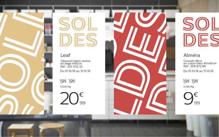 Alinéa法國家具裝飾公司商場標識logo設計與vi形象設計-店內廣告海報 Alinéa法國家具裝飾公司商場標識logo設計與vi形象設計-店內廣告海報