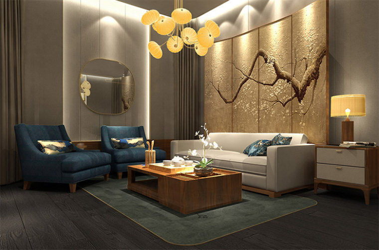 老廟黃金首飾新logo設計，外圓內方的中式韻味logo設計