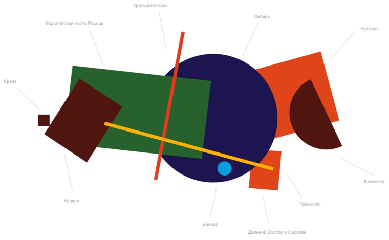 俄羅斯國家旅游品牌logo設(shè)計(jì)品牌VI形象設(shè)計(jì)，幾何俄羅斯地圖logo設(shè)計(jì)