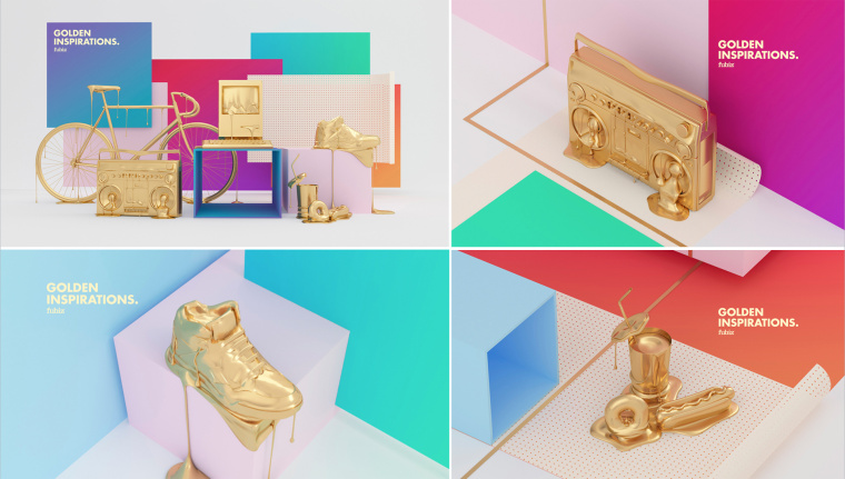 重質(zhì)感品牌形象設計-穿插金質(zhì)風格