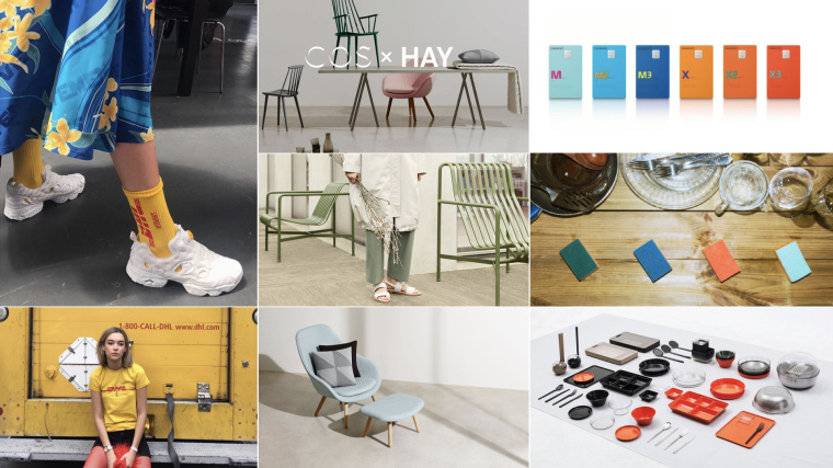 運營傳達 & 體驗創(chuàng)新-品牌間的合作與交流-COS X HAY品牌合作品牌形象設計