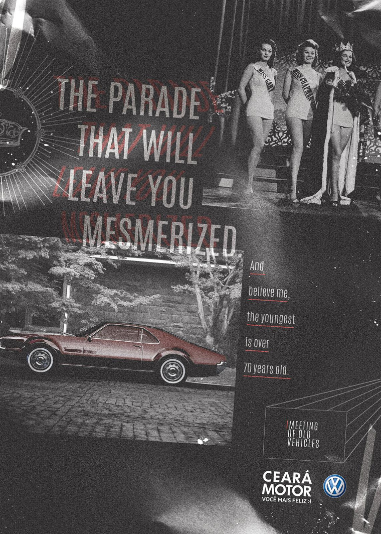 CearáMotor老汽車古董汽車展會創(chuàng)意平面廣告設(shè)計欣賞-70多歲