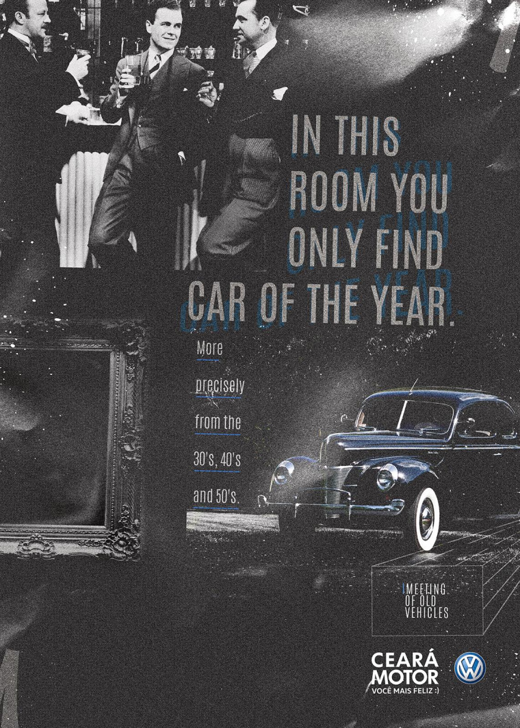 CearáMotor老汽車古董汽車展會創(chuàng)意平面廣告設(shè)計欣賞-30年代