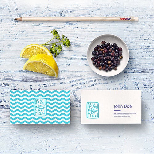 As You Fish品牌海鮮餐廳餐飲logo設(shè)計-上海尚略logo設(shè)計公司欣賞