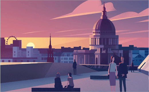 Landsec 商業(yè)地產(chǎn)公司企業(yè)形象設(shè)計(jì)與幾何L字母logo設(shè)計(jì)