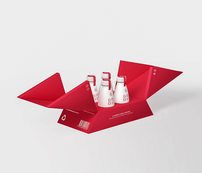 紅白相間風(fēng)格GacDay營(yíng)養(yǎng)保健品品牌設(shè)計(jì)包裝設(shè)計(jì)