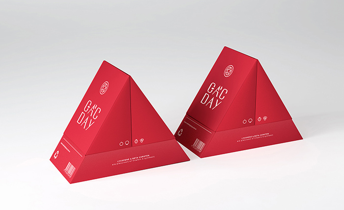紅白相間風(fēng)格GacDay營(yíng)養(yǎng)保健品品牌設(shè)計(jì)包裝設(shè)計(jì)