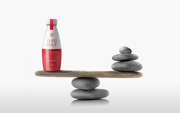 紅白相間風(fēng)格GacDay營(yíng)養(yǎng)保健品品牌設(shè)計(jì)包裝設(shè)計(jì)