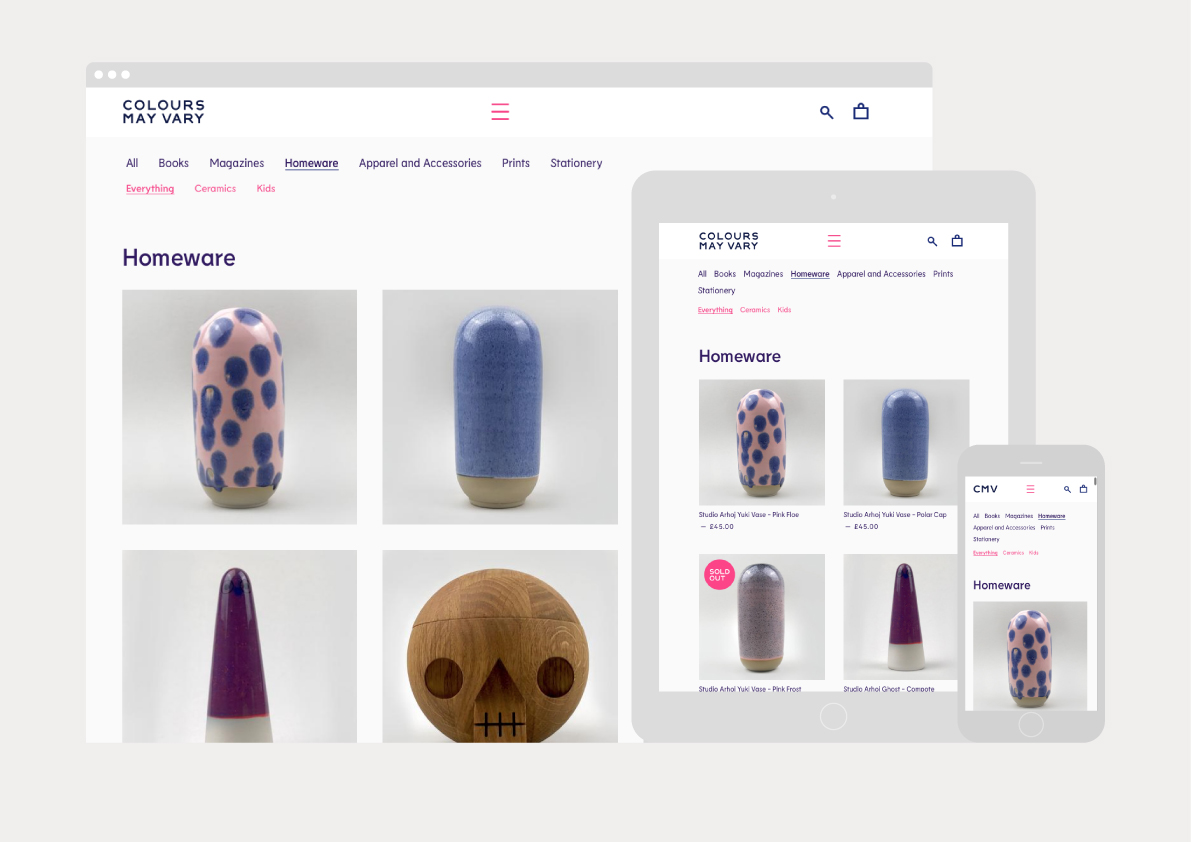 美麗多彩的Colours May Vary創(chuàng)意生活用品店獨(dú)立書(shū)店品牌形象VI設(shè)計(jì)-網(wǎng)站設(shè)計(jì)建設(shè)