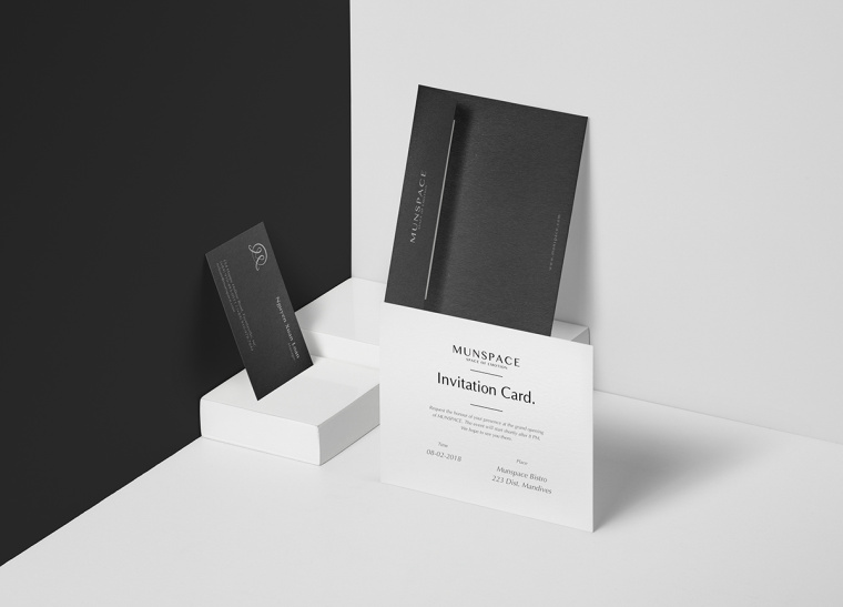 MUNSPACE咖啡（店）品牌形象設(shè)計(jì)logo設(shè)計(jì)，簡(jiǎn)約心形符號(hào)+字母M