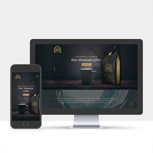 豪華咖啡網(wǎng)站設(shè)計(jì)