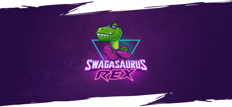 復(fù)古風(fēng)格恐龍吉祥物設(shè)計(jì)-Swagasaurus Rex品牌標(biāo)識(shí)標(biāo)志設(shè)計(jì)