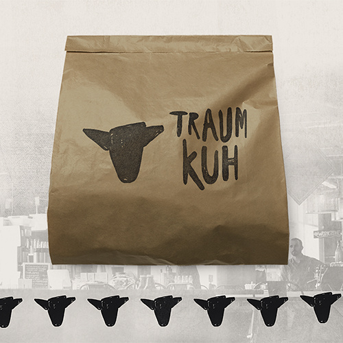 Traumkuh 咖啡店手繪山羊logo設(shè)計(jì)-上海設(shè)計(jì)公司欣賞