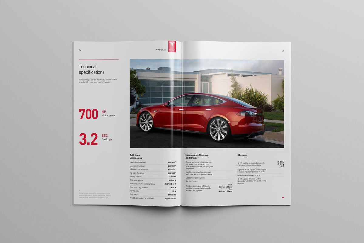 特斯拉Model S與Model XModel X汽車宣傳畫冊設(shè)計(jì)-上海畫冊設(shè)計(jì)公司