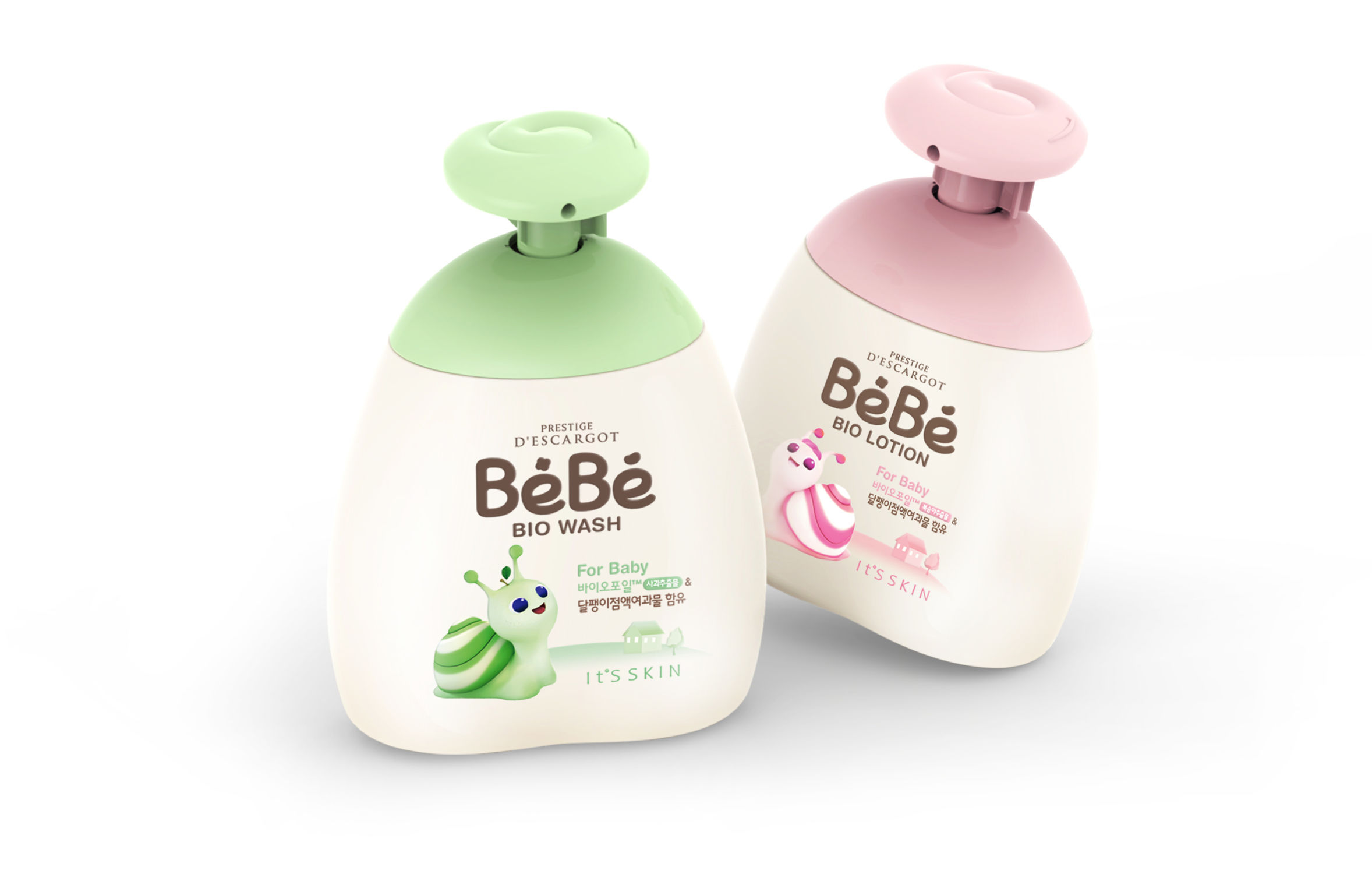 It''''s Skin嬰兒兒童護(hù)膚品包裝設(shè)計“珍貴的蝸牛寶寶”