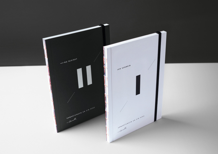 VISEE Kommunikation宣傳畫冊設(shè)計作品“我寫，你留下。 一顆心的期待”